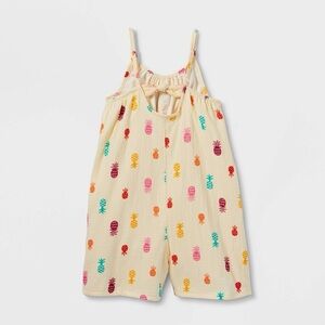 Cat & Jack Pineapple Romper - Kid Size XL